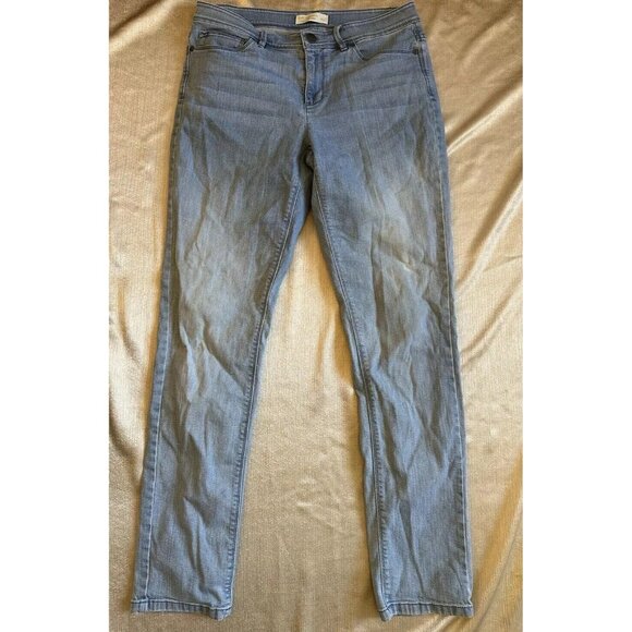 J Jill Jeans Womens 6 Tall Authentic Fit Slim Ankle Light Wash Blue Denim Pants - Picture 2 of 7
